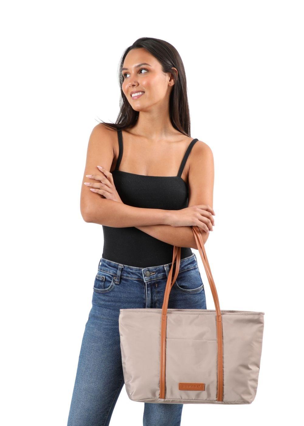 Cartera Hombro Bianca Beige Humana-3