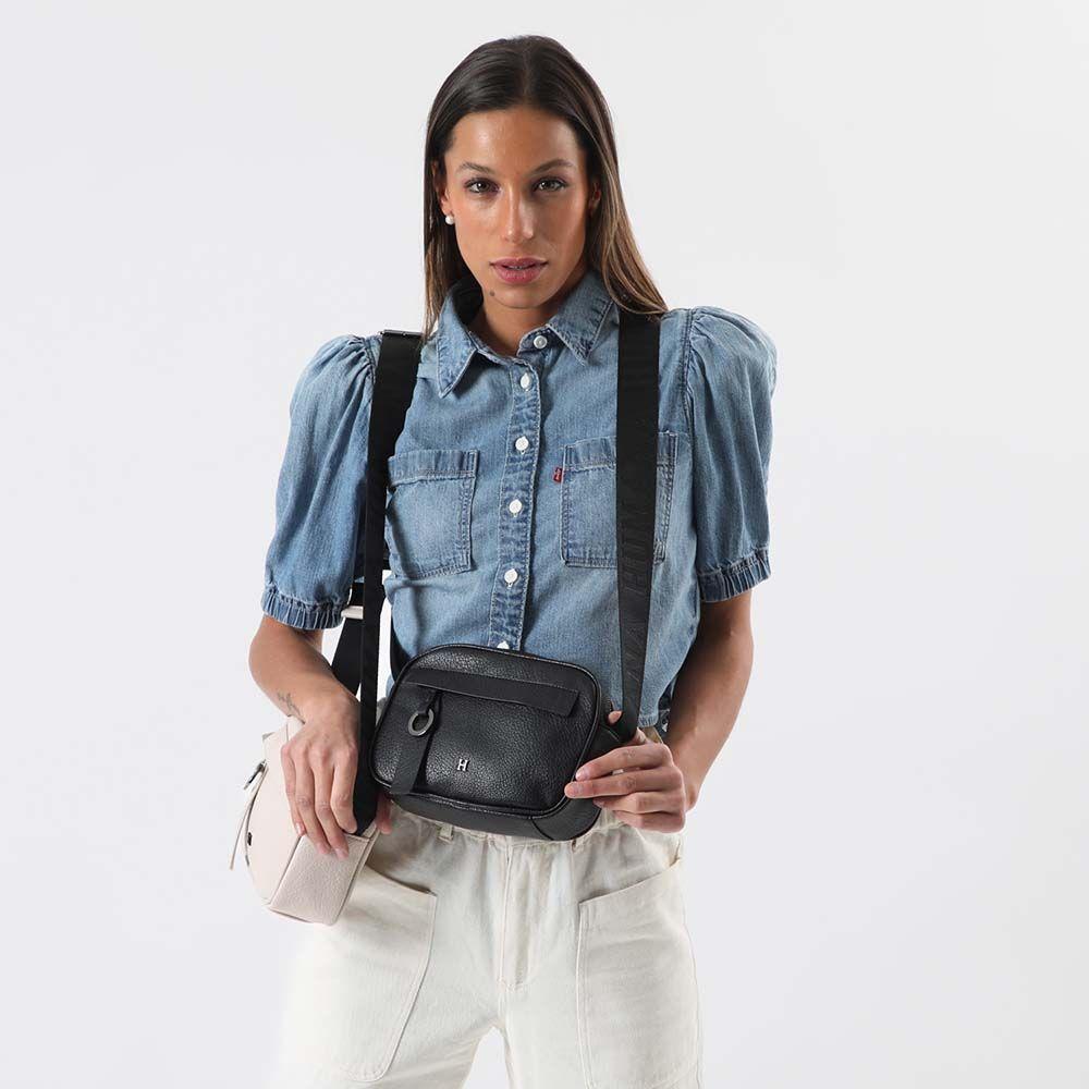 Cartera Cruzada Akira Negra Humana-4