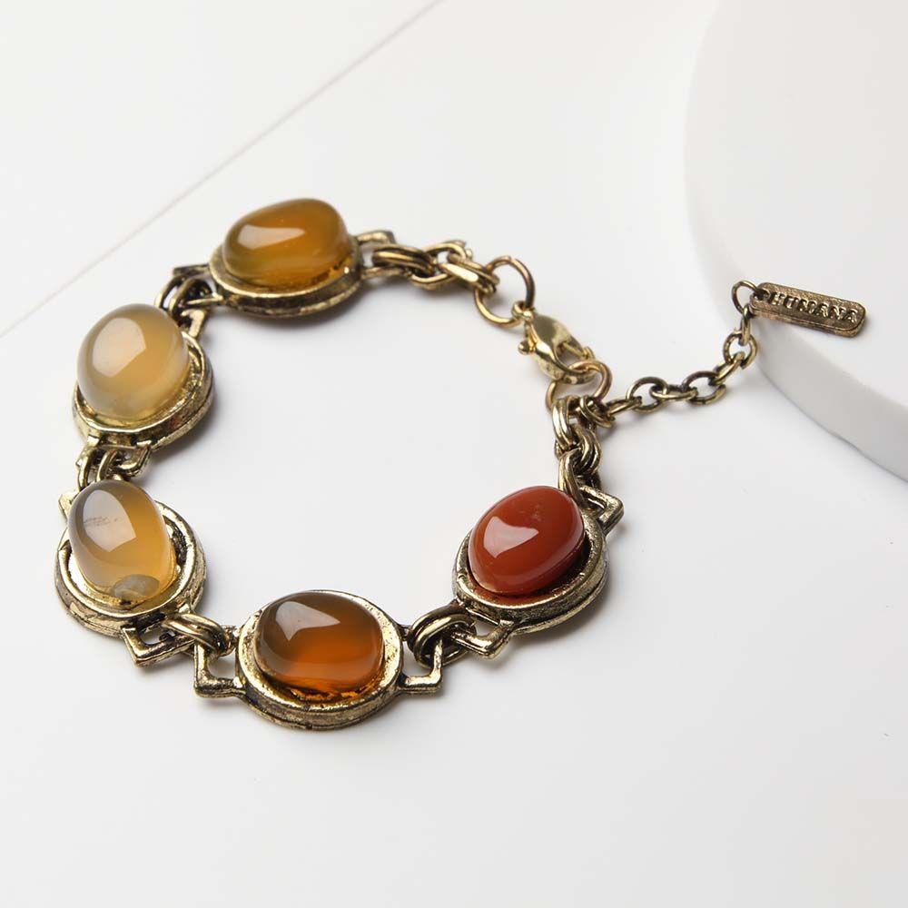 Pulsera Blanda Naranja Ambar Humana-0