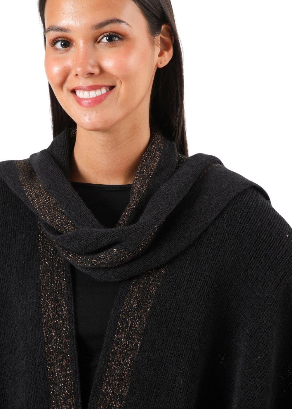 Poncho  Alexandra Negro Humana-2