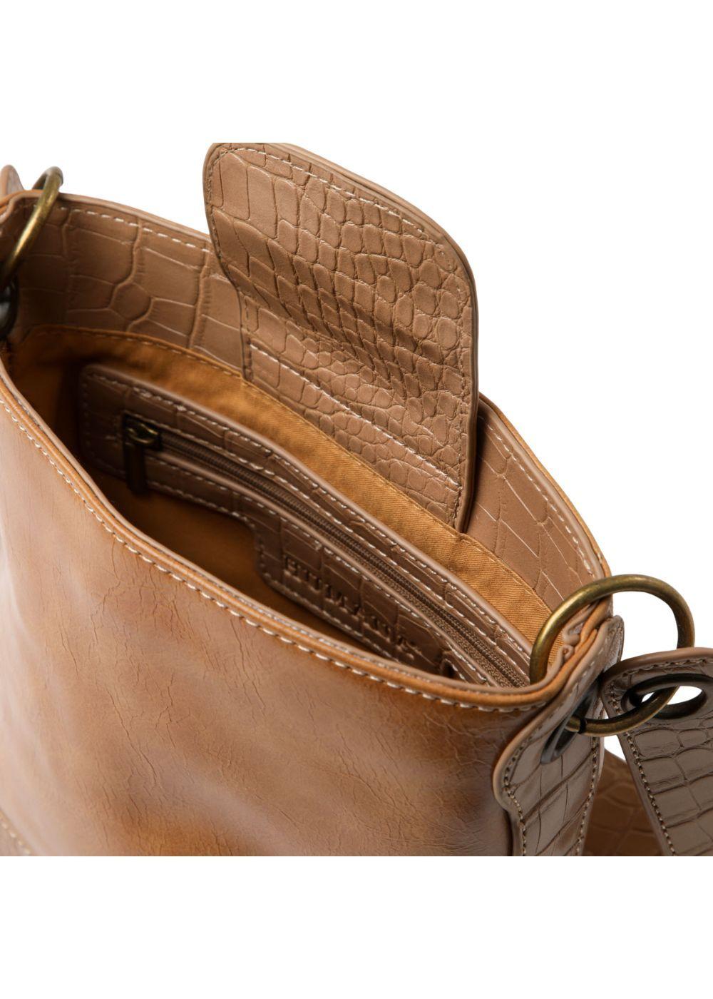 Cartera Cruzada Galicia Camel Humana-3