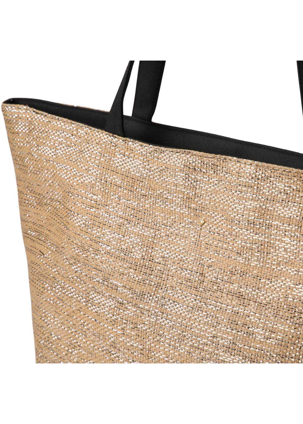 Cartera Tote Bari Beige Playa ID-2
