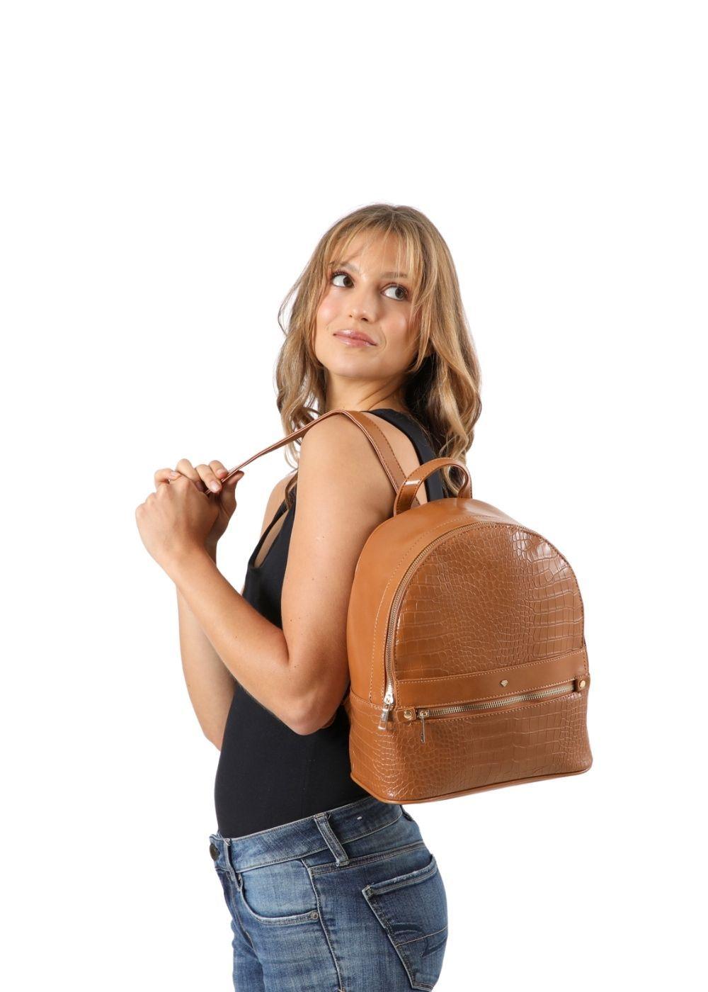 Mochila Aline Camel I-D-3