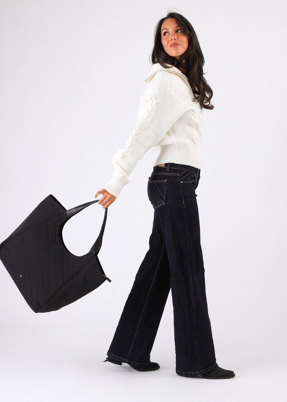 Cartera Hombro Alana Negro Humana-4