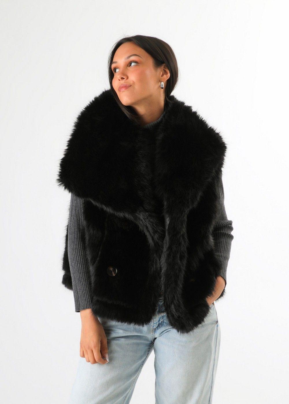 Chaqueta Laura Negro Humana-3