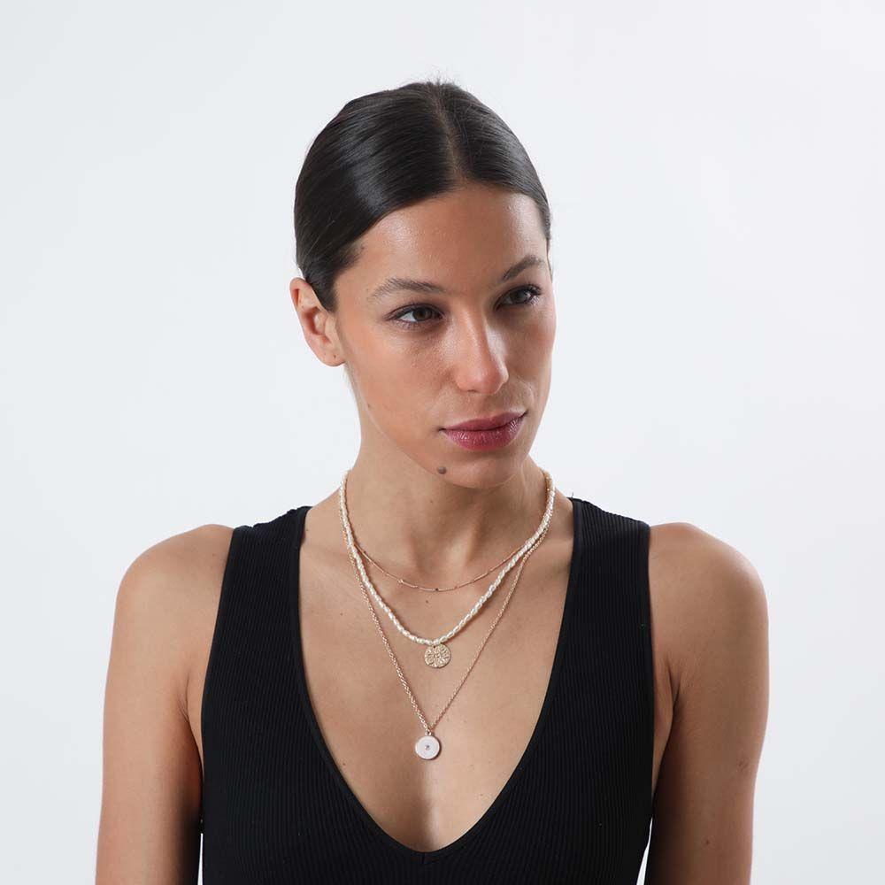 Collar Largo Partium Dorado i-D-2