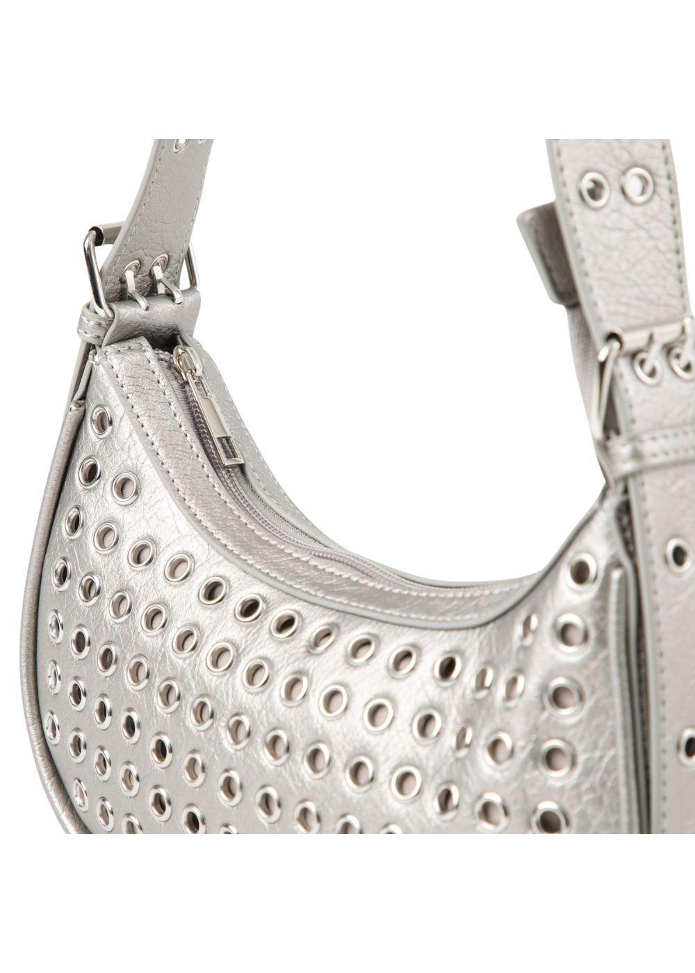 Cartera Hombro Amelie Plateado I-D-2
