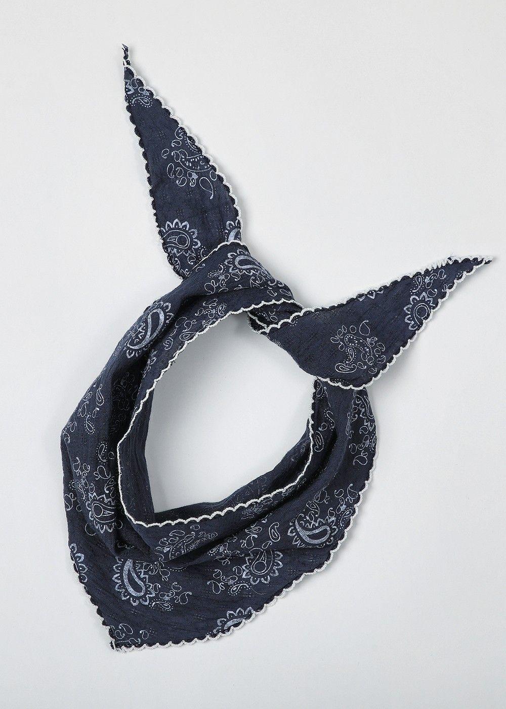 Pañuelo Bandana Trend Amparo Blue Humana-0