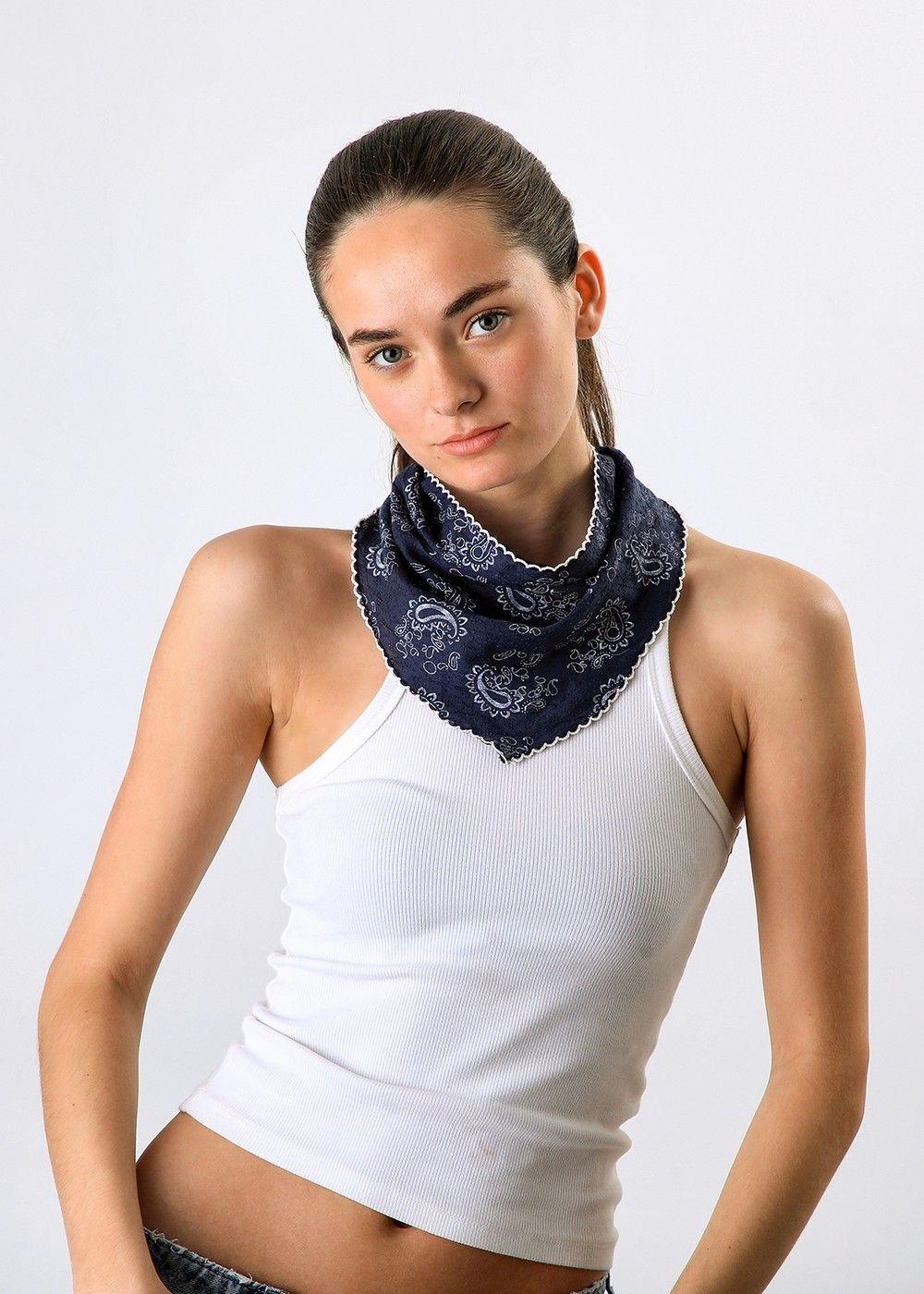 Pañuelo Bandana Trend Amparo Blue Humana-1
