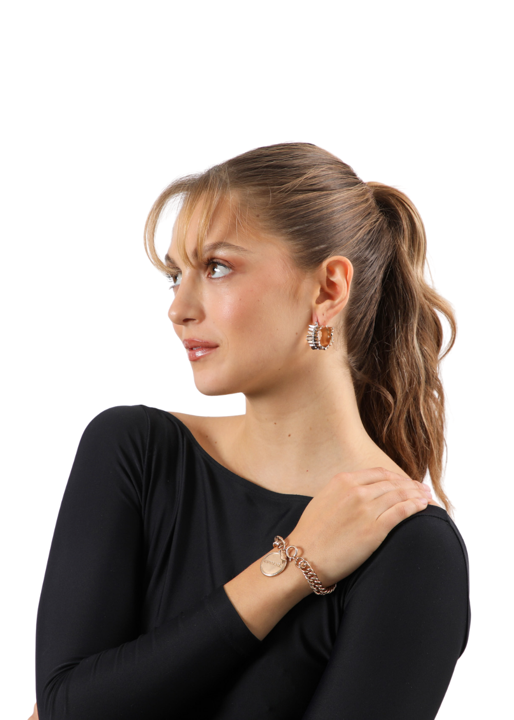 Pulsera Blanda Berta Dorado Humana-1