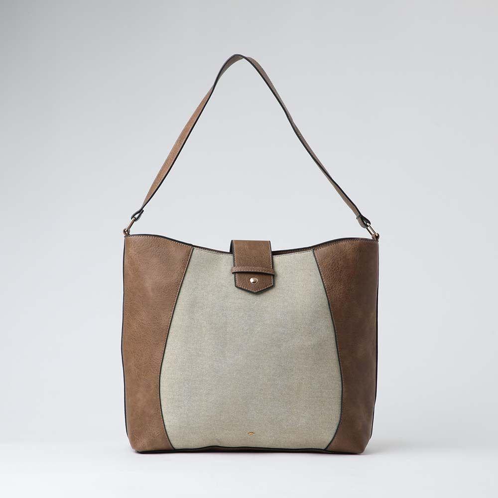 Cartera Hombro Emma Beige i-D-0