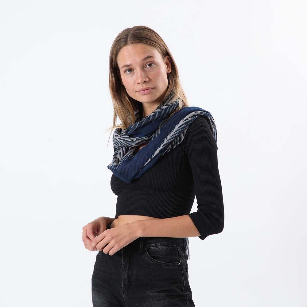 Pañuelo Estampado Bleu Azul i-D-1