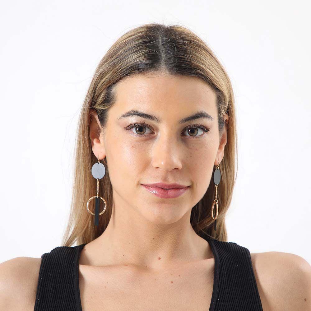 Aros Larfos Delfina Negros i-D-1