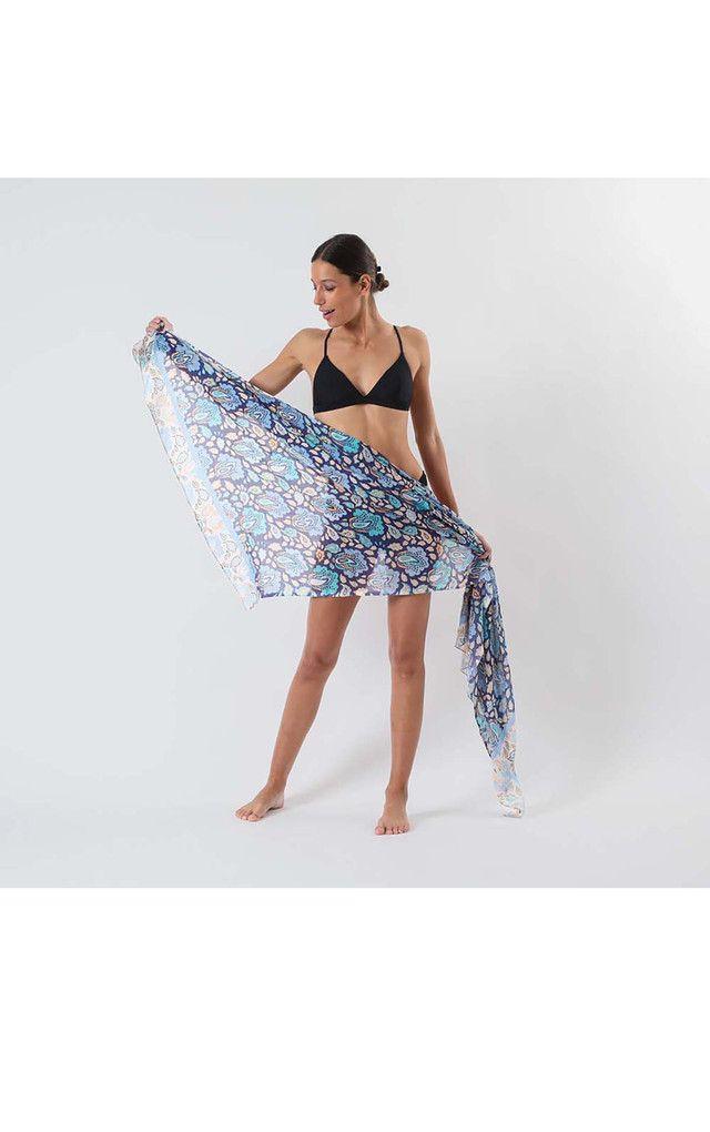 Pareo Paisley Azul i-D-1