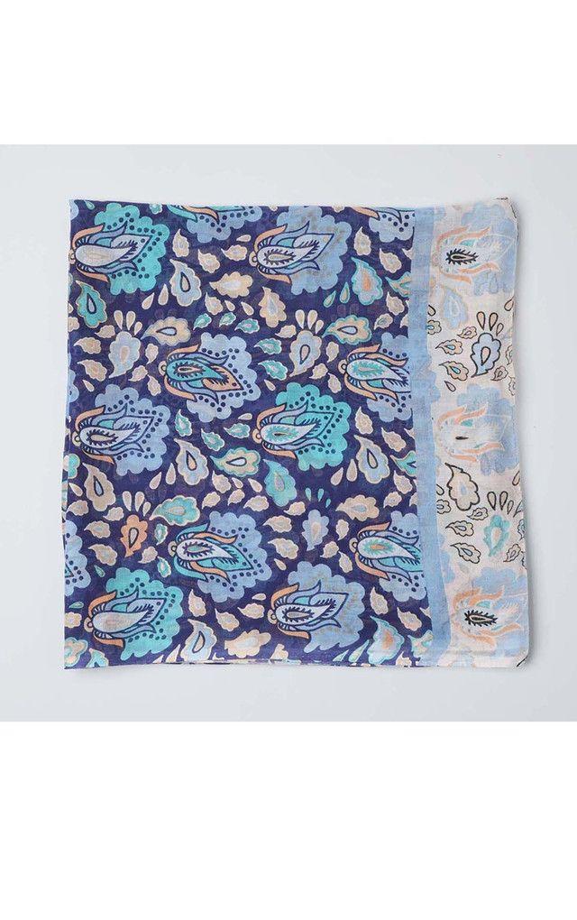 Pareo Paisley Azul i-D-0