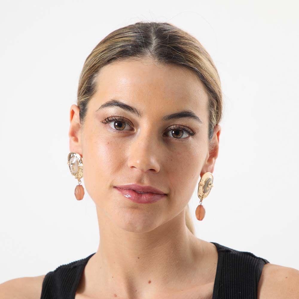 Aros Largo Alma Dorado i-D-1