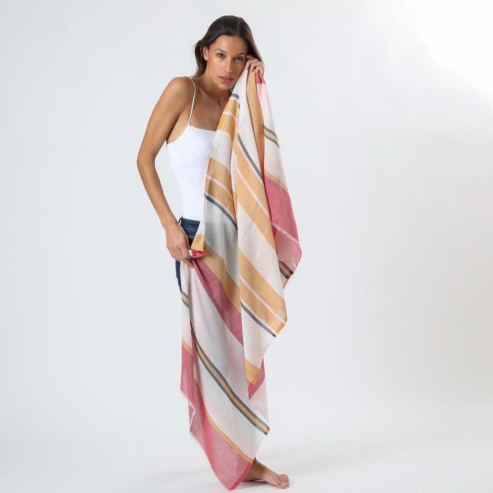 Pañuelo Rayas Naranjo Humana-2