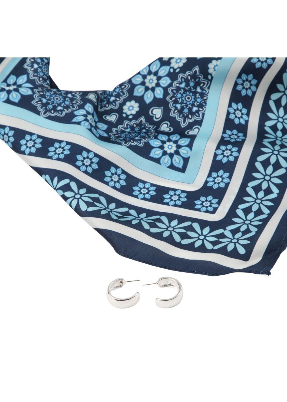 Bandana Set Aros Oscar Azul Humana-2