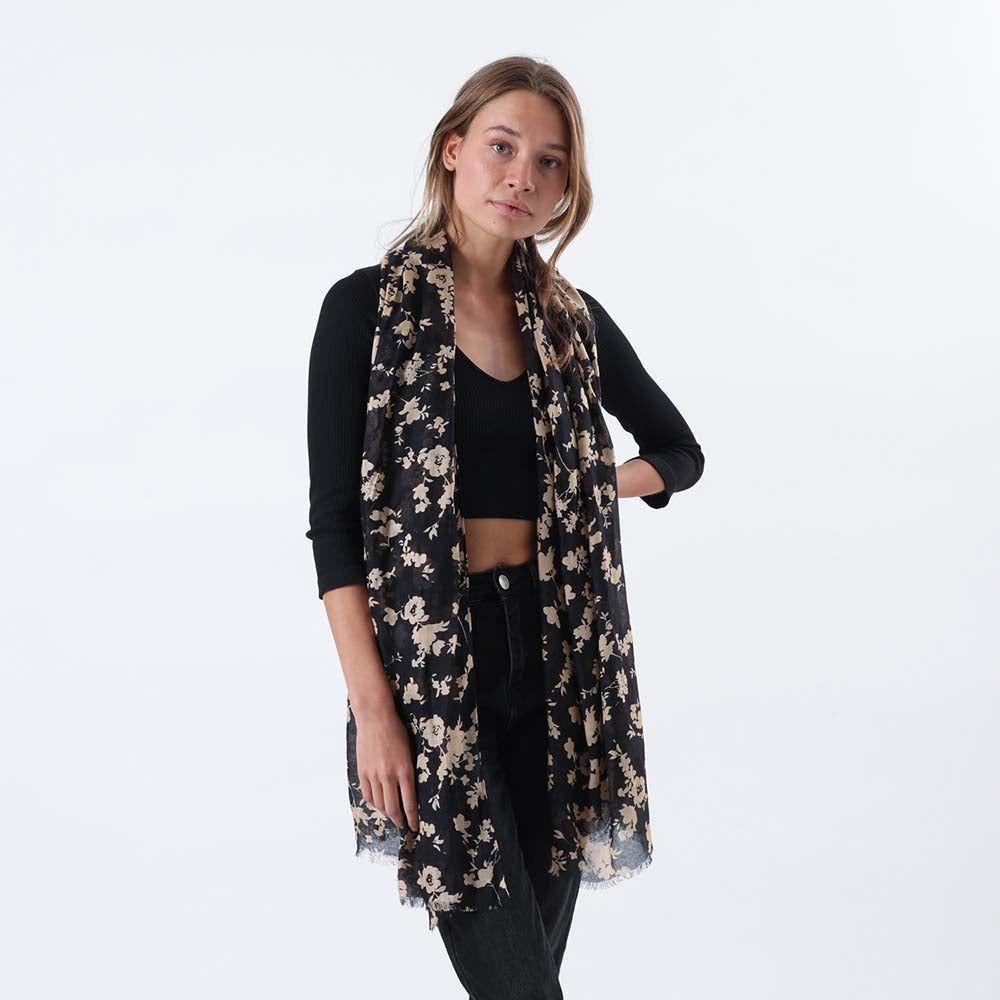 Pañuelo Estampado Negru Negro i-D-1