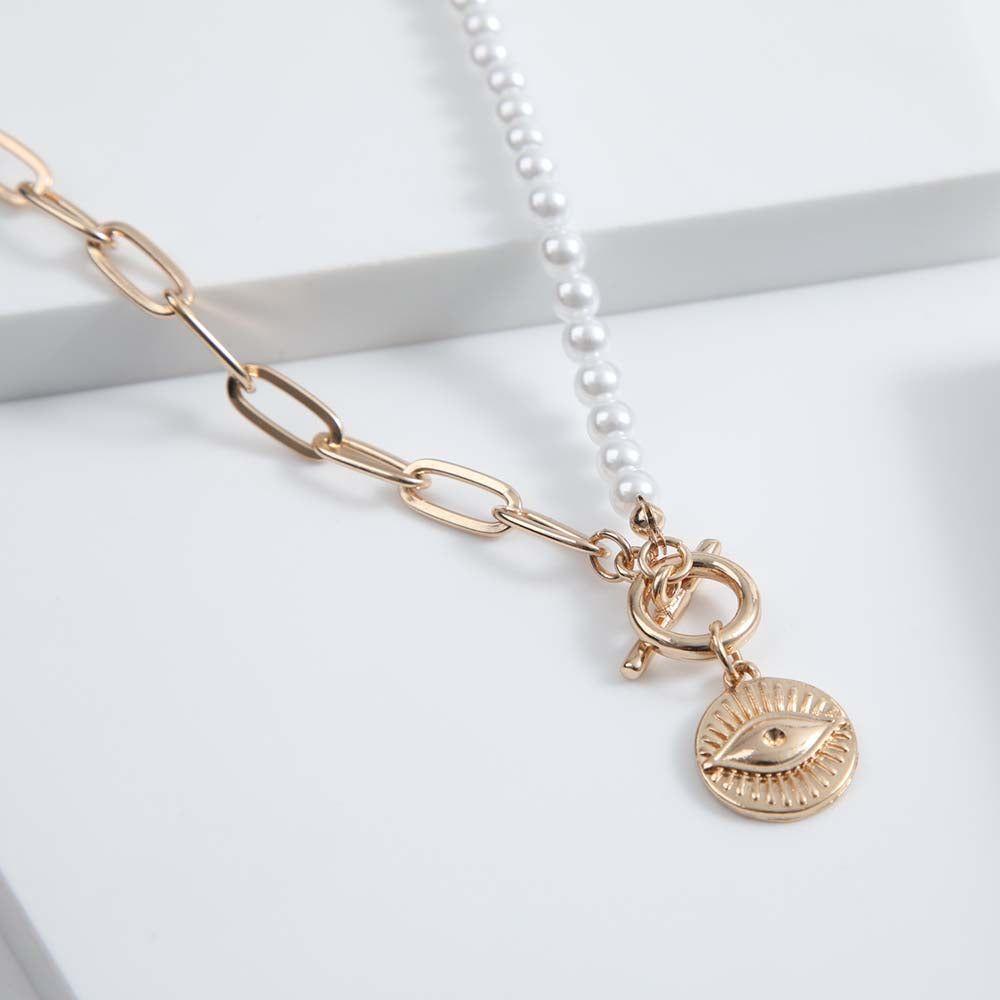 Collar Corto Testa Dorado i-D-0