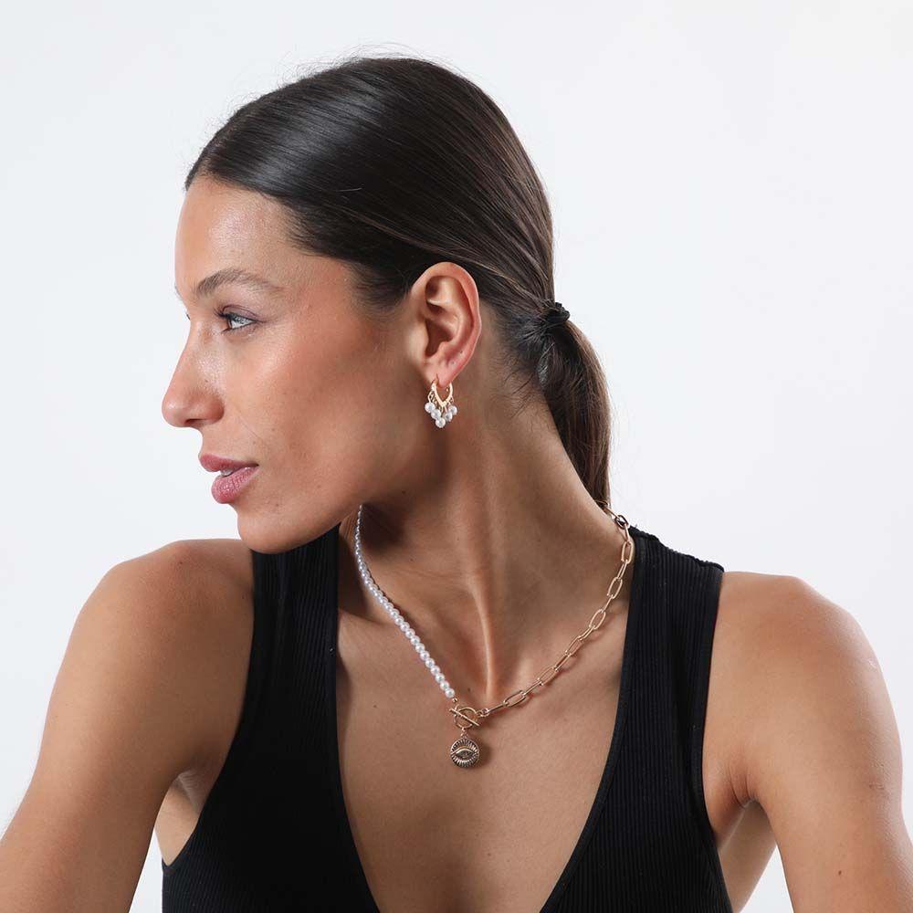 Collar Corto Testa Dorado i-D-1