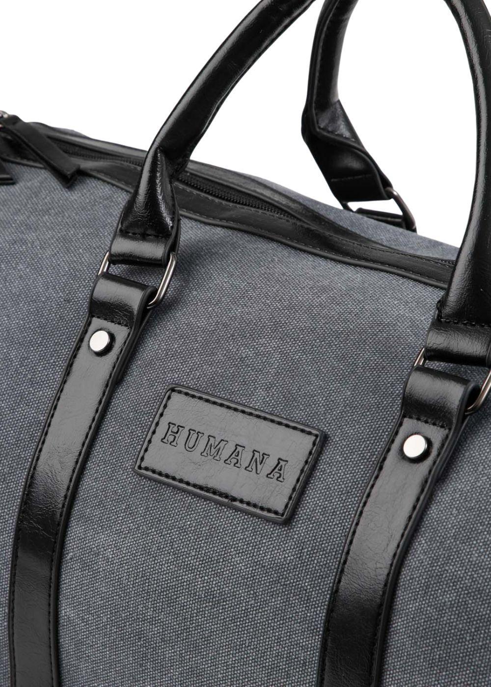 Bolso Ava Canvas Gris Viaje Humana-2
