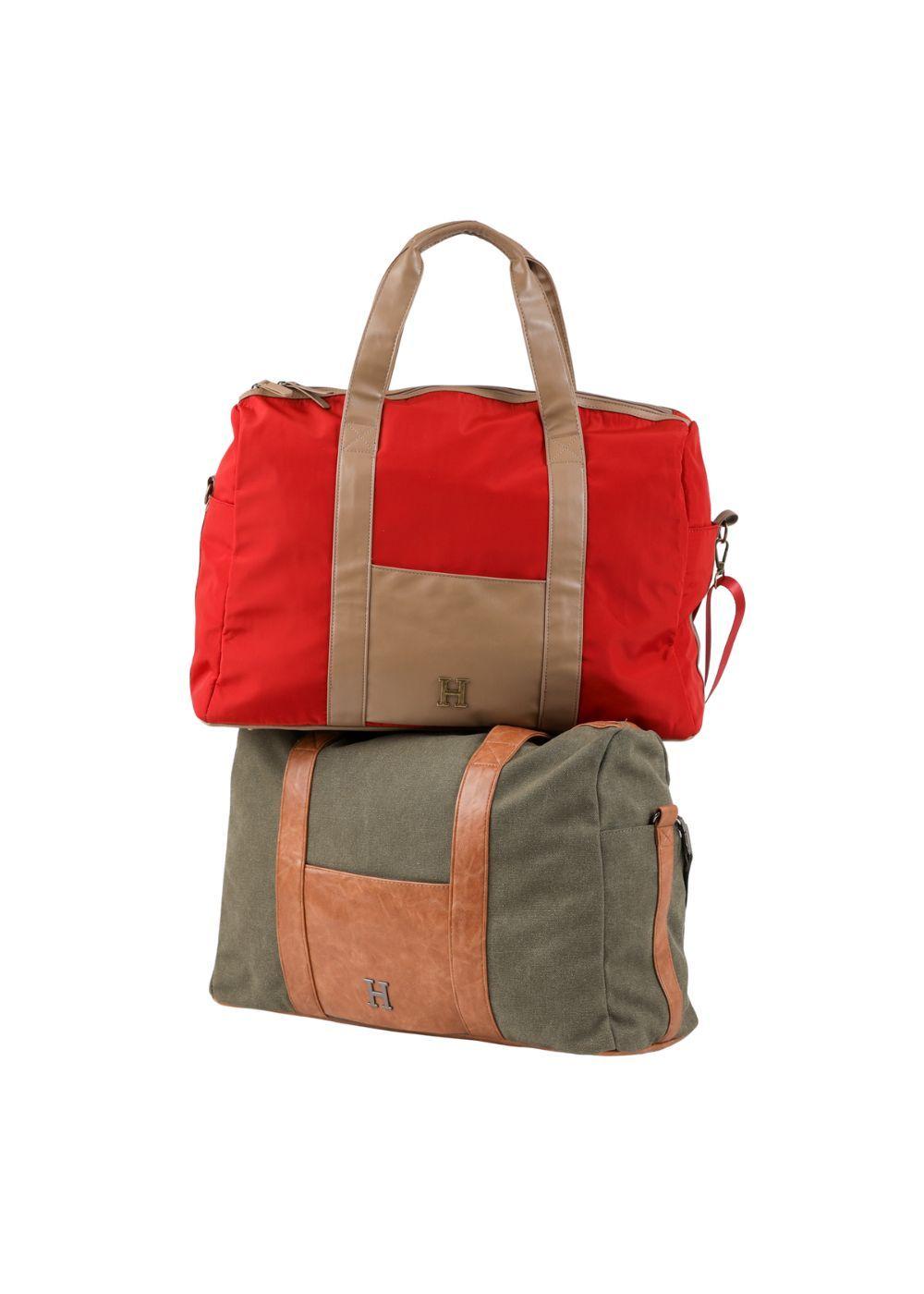 Bolso Otto Nylon Naranjo Viaje Humana-1