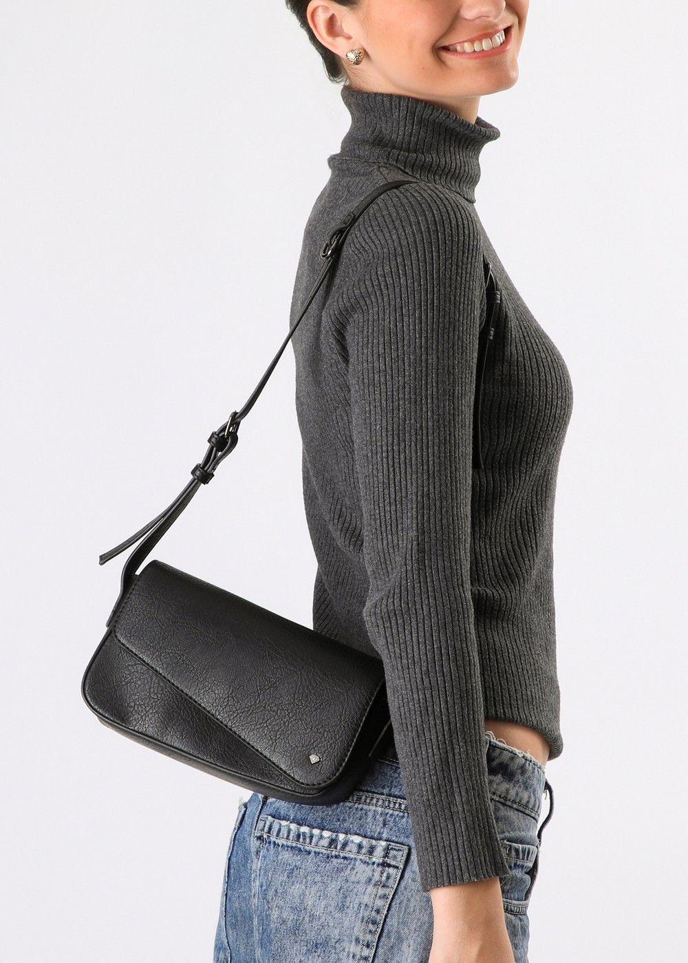 Cartera Bandolera Rodas Negro I-D-2