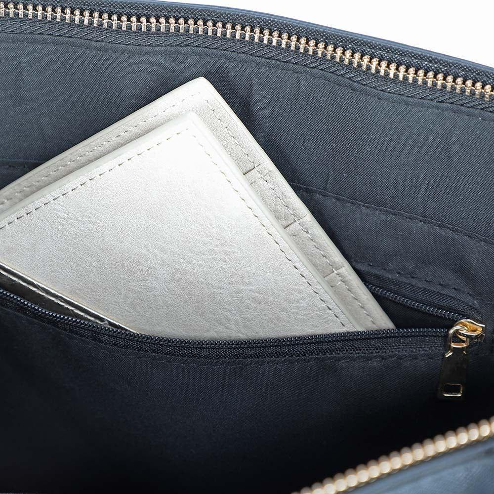 Cartera Hombro Chain Negra i-D-1