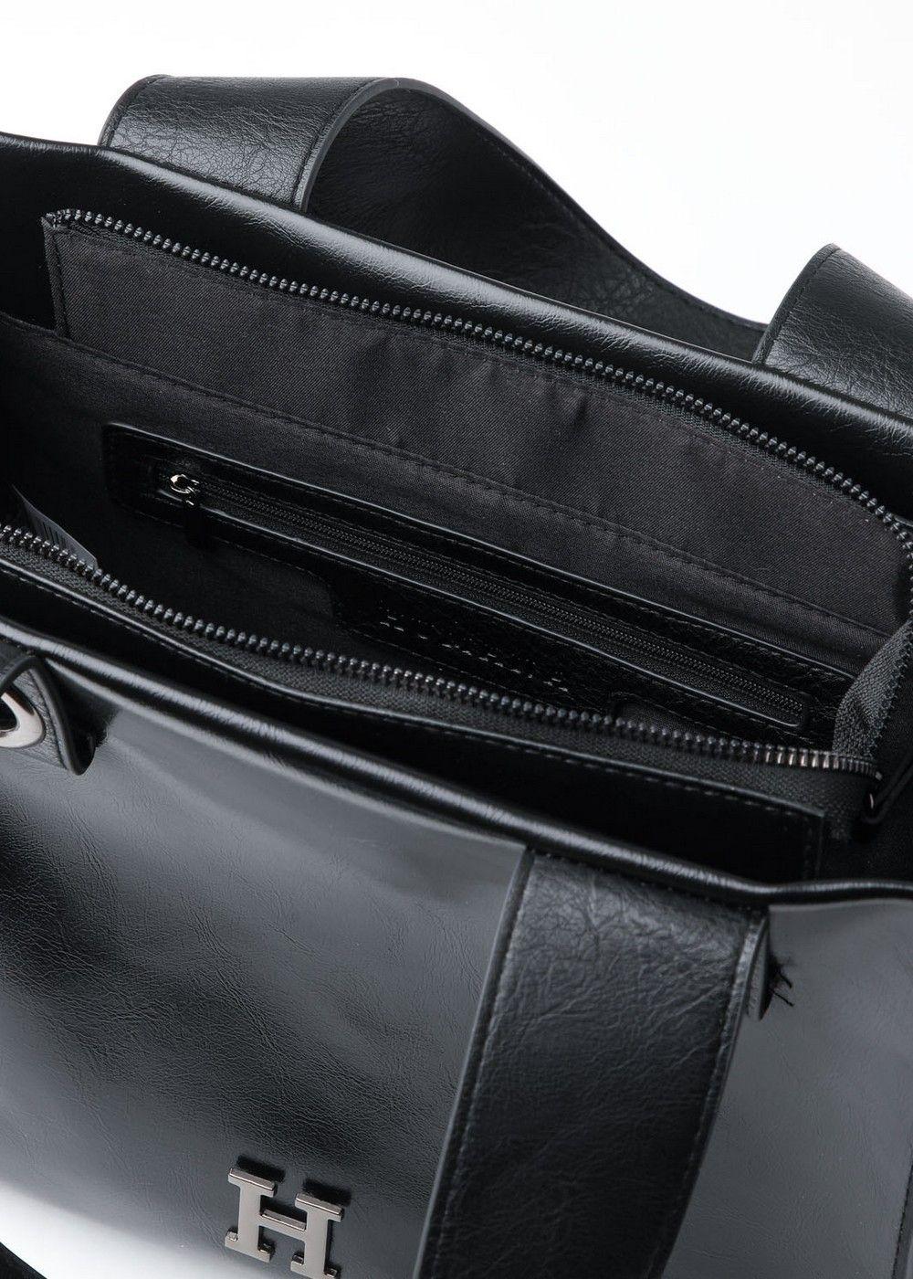 Cartera Tote Aylin Negro Humana-3