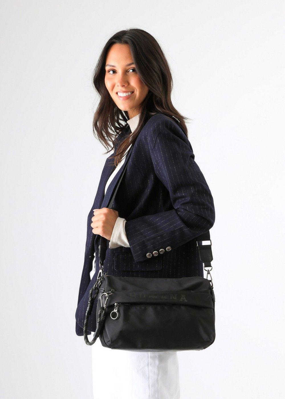 Cartera Bandolera Camila Negro Humana-3