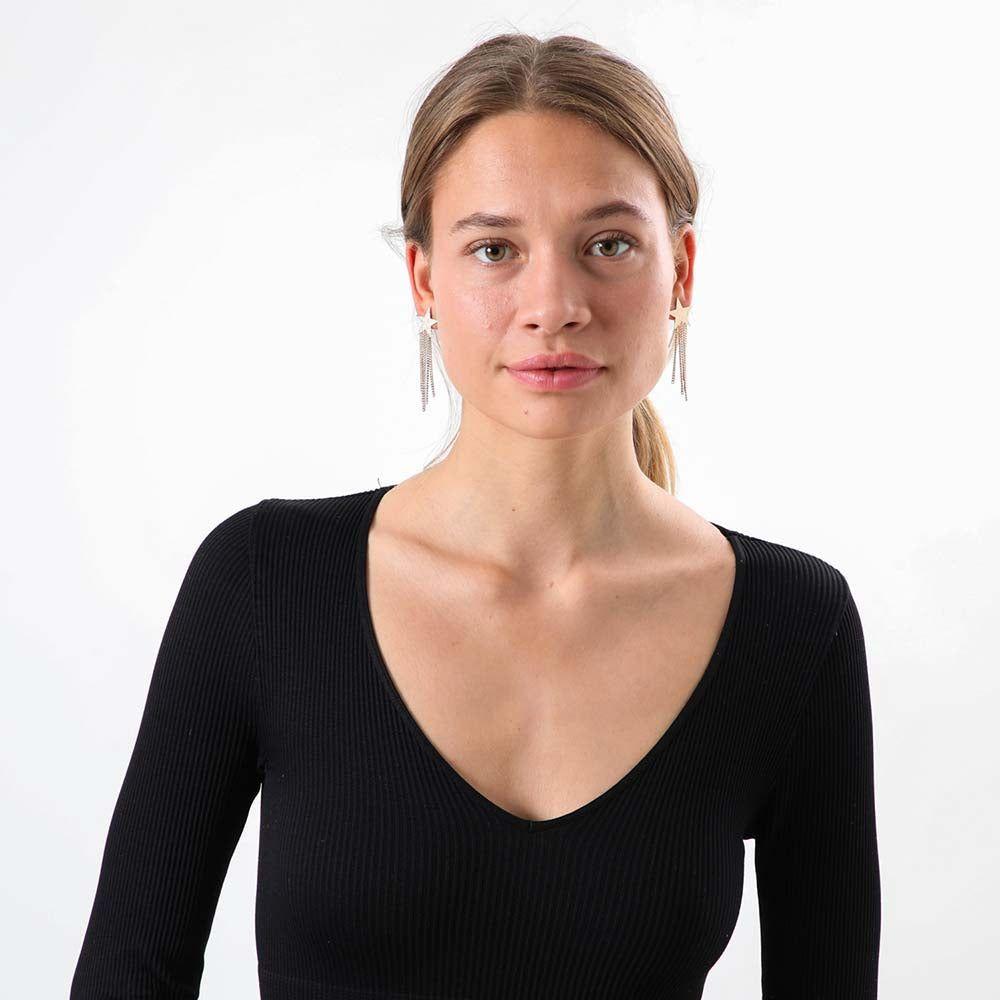 Aros Mediano Aurora Plateado Humana-1