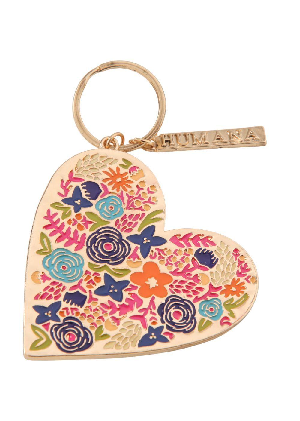 Llavero Heart Azul Humana-0