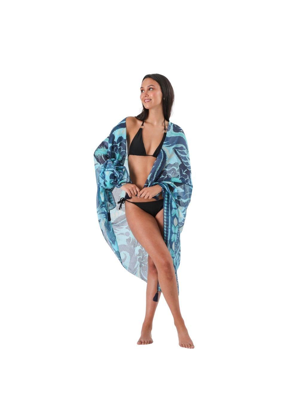 Pareo Estampado Marc Azul Humana-2