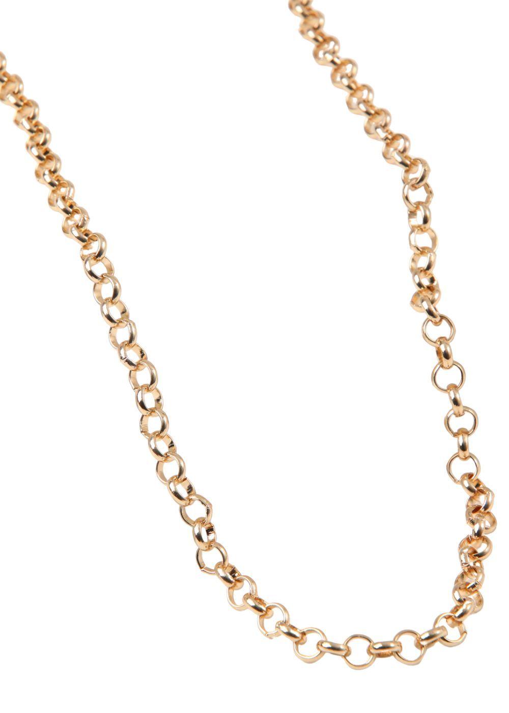 Collar Corto Metal Power 2 Dorado i-D-0