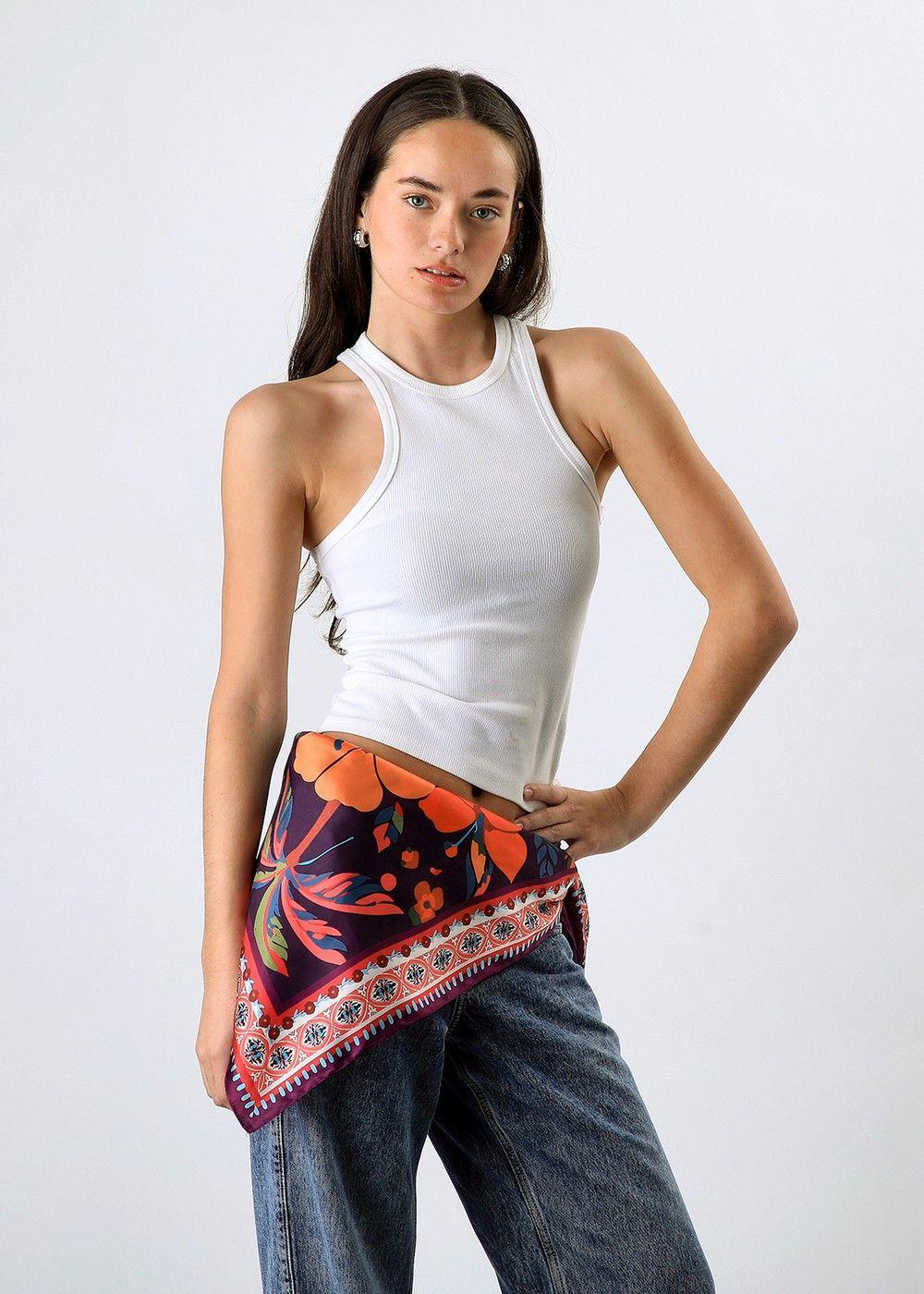 Pañuelo Bandana Maxi Layan Purple Purple Humana-1