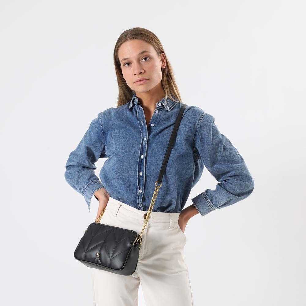Cartera Cruzada Sintra Negro Humana-4