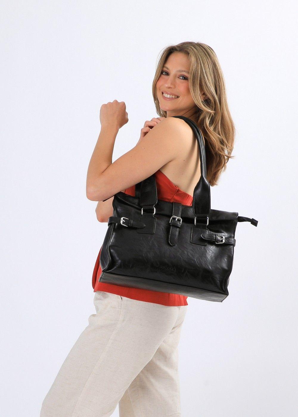 Cartera Tote Frida Black Humana-4