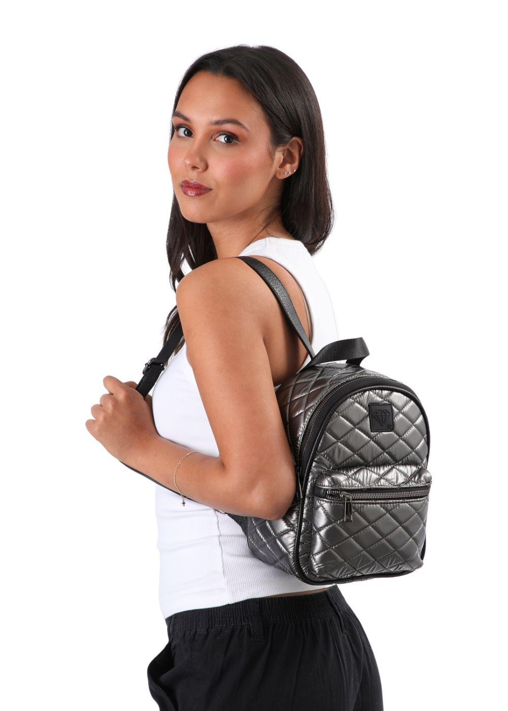 Mochila Toledo Plateado  i-D-3