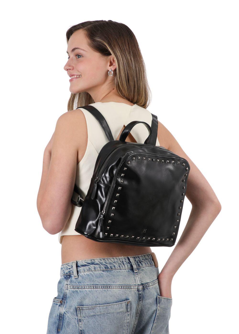 Mochila Denia Ecocuero con tachas Humana-4