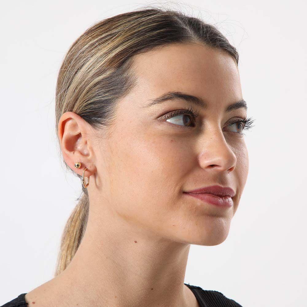 Set de Aros Georgette Dorados i-D-1