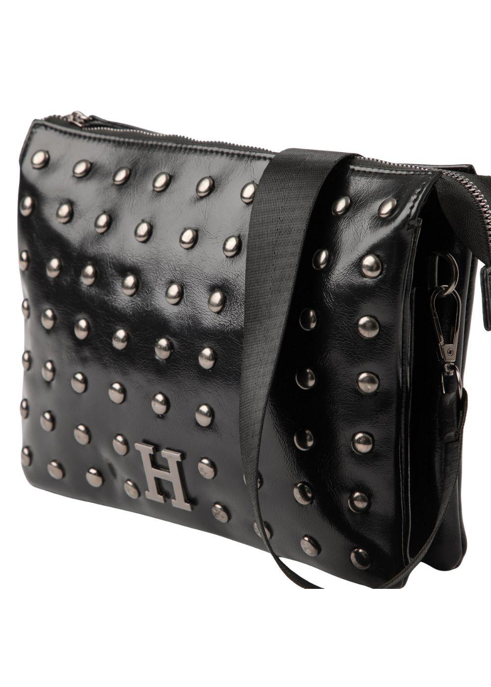 Cartera Bandolera Barbara Ecocuero con tachas Humana-3