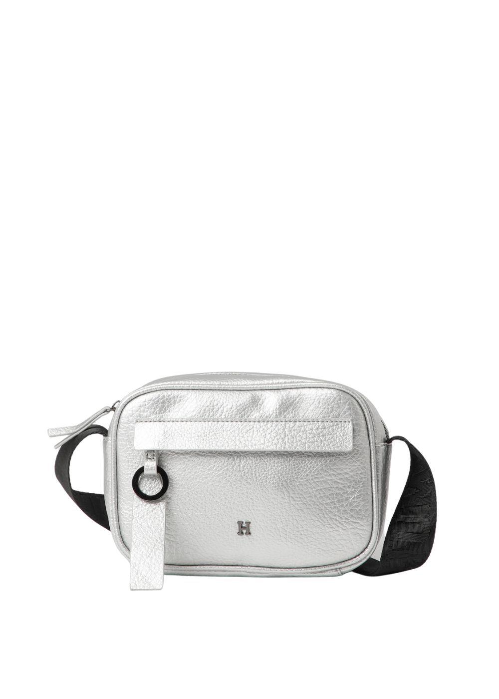 Cartera Cruzada Federica Plateada Humana-0