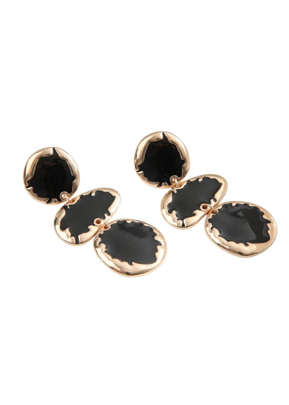 Aros Largo Ainas Negro I-D-0