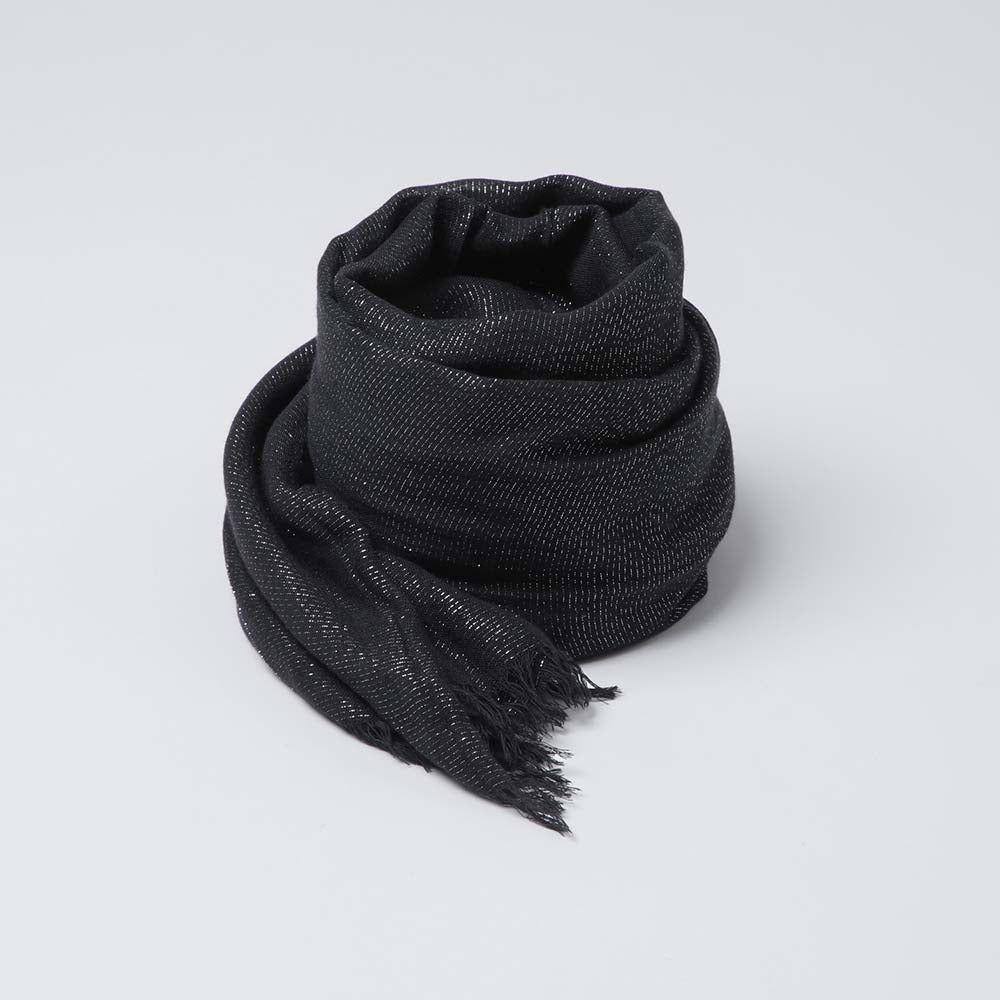 Pañuelo Liso Sandrine Negro i-D-0