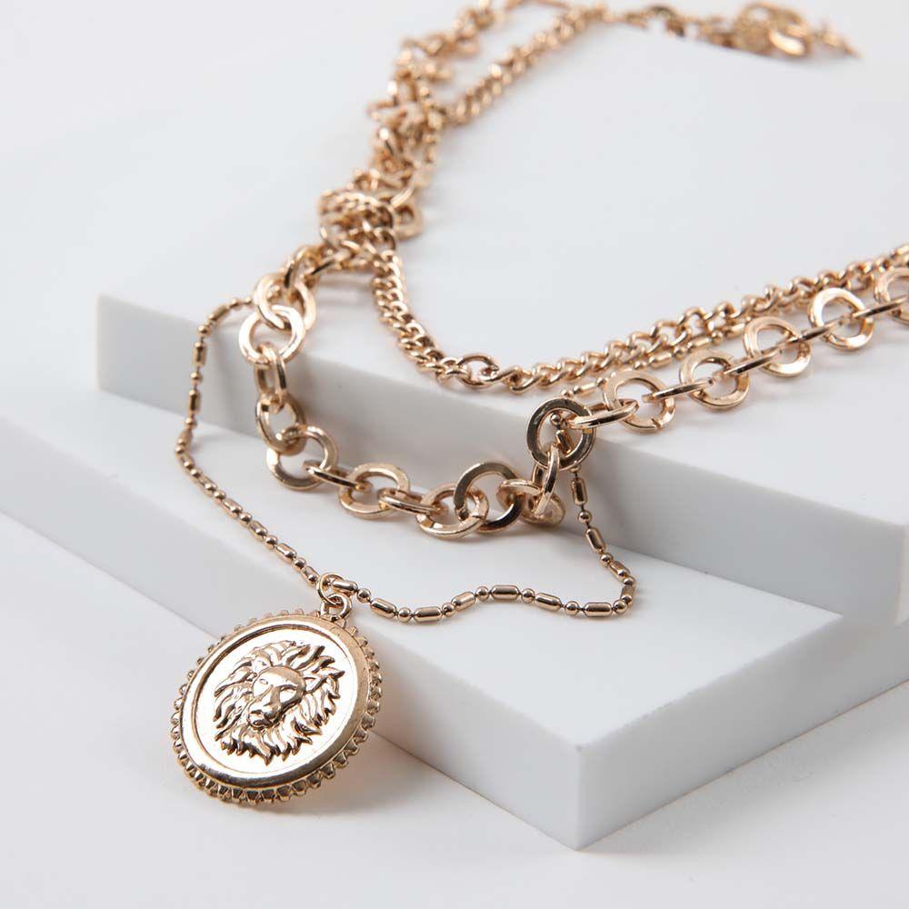 Collar Corto Deep Dorado Humana-0