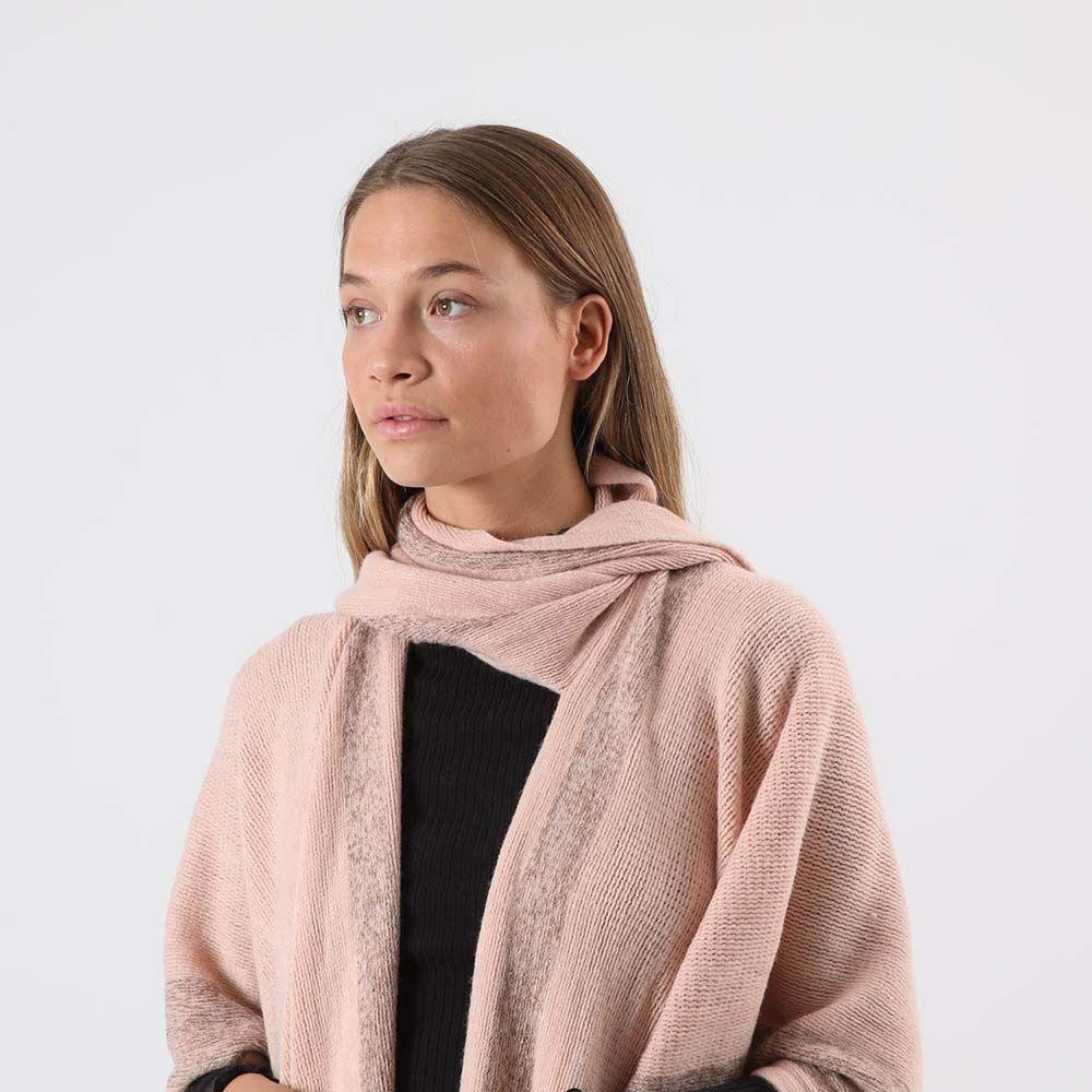 Poncho Tejido Cuello Café Humana-2