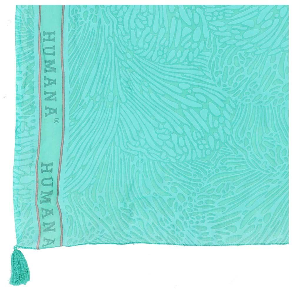 Pañuelo Estampado Hojas verde Humana-1