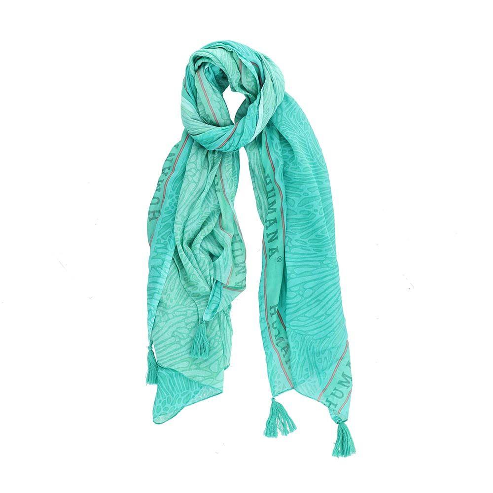 Pañuelo Estampado Hojas verde Humana-2