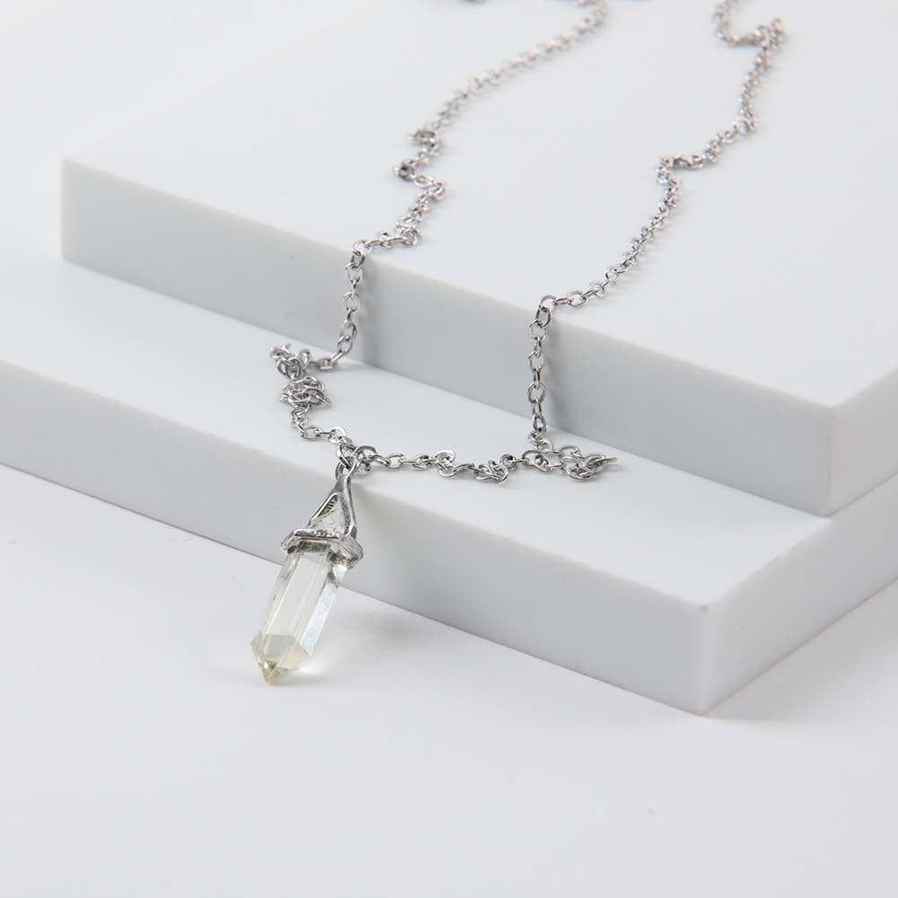 Collar Corto Nirvana Plateado i-D-0